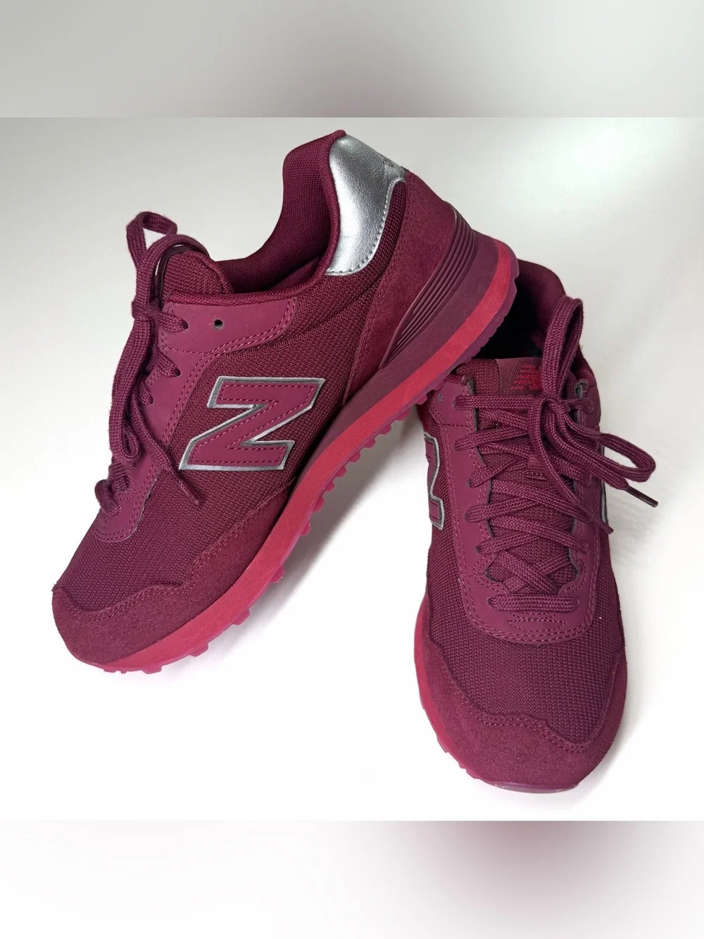 New Balance Men’s 515 Burgundy/Maroon Retro Runner Sneakers Size- 9